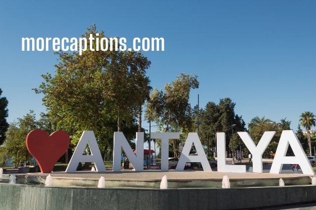 Antalya Captions for Instagram