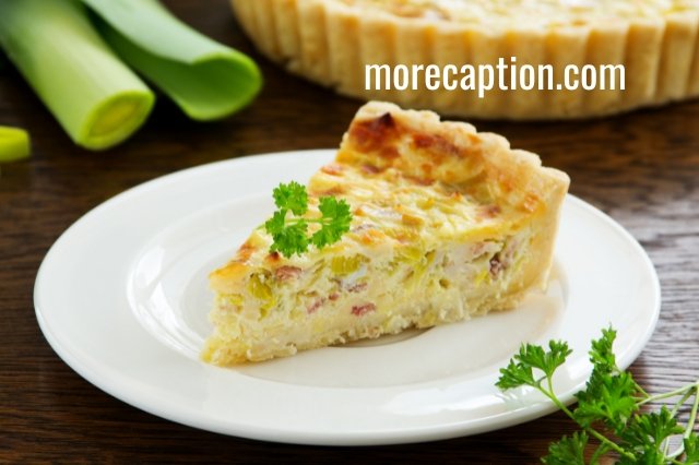 Quiche Lorraine Captions for Instagram