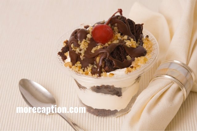 Hot Fudge Sundae Captions for Instagram